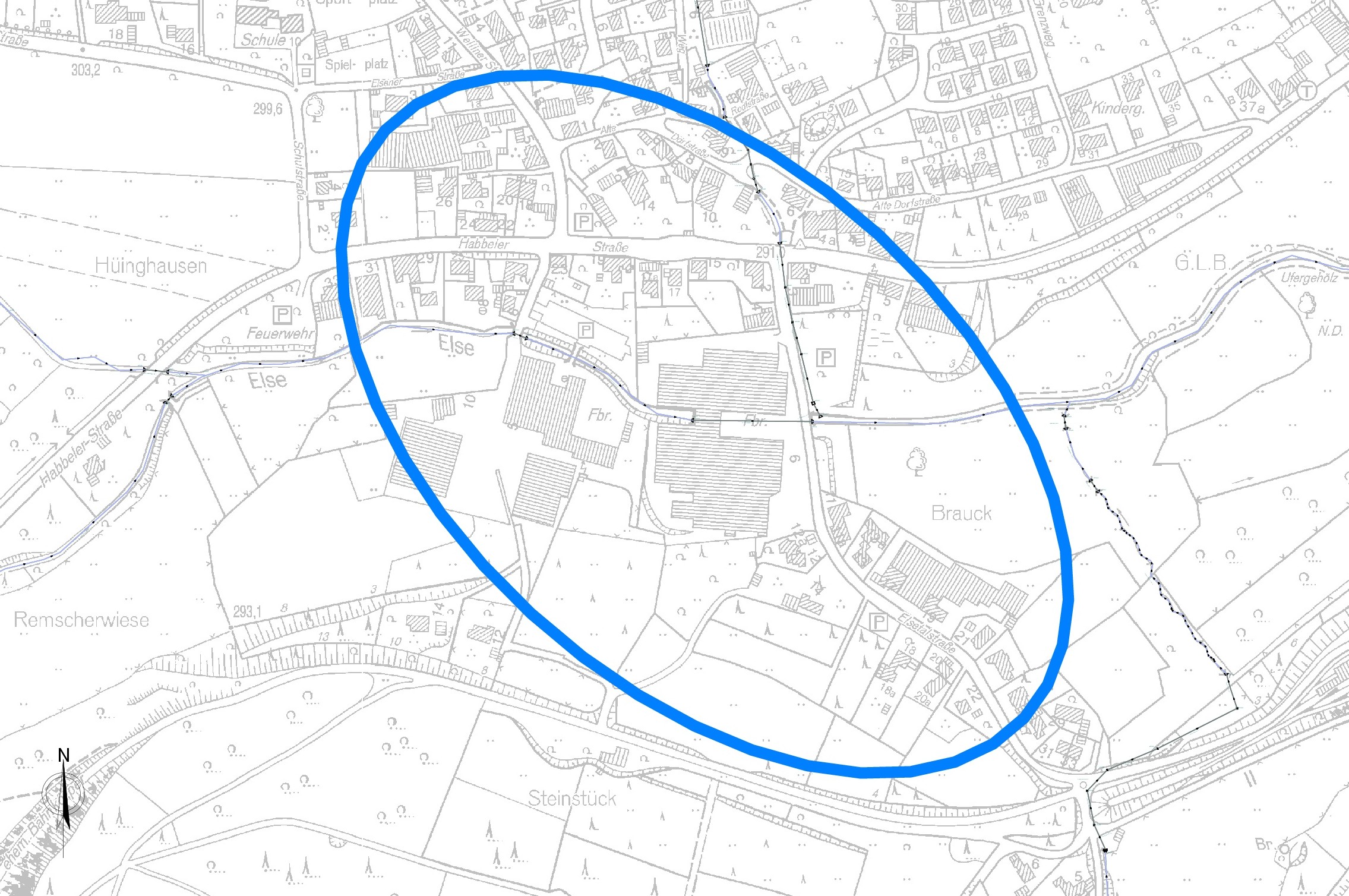 Herscheid - Elsetalstraße, Rammberger Weg